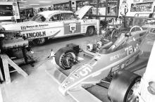 Note the DeSoto, the Cammer, and Lil’ John Buttera’s Indycar.
